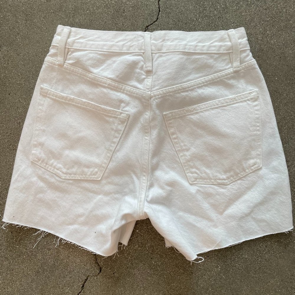 Frame High Rise Vintage Short White - Picture 5 of 7
